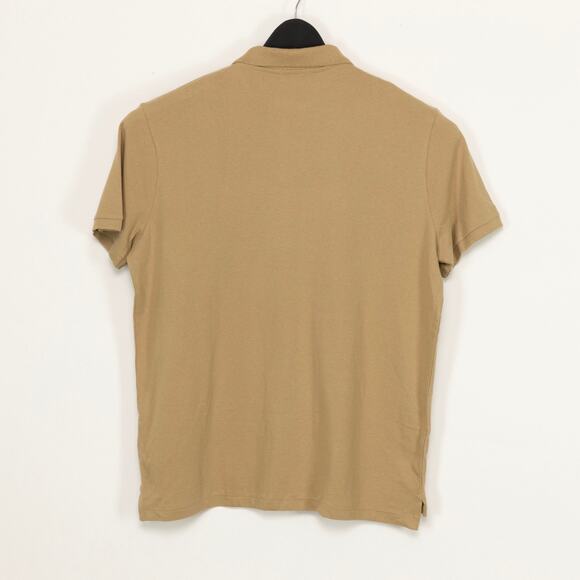 Polo Ralph Lauren Men Cotton Custom Slim Fit Mesh Polo Shirt Tan/Cream Size XXL - Picture 4 of 7